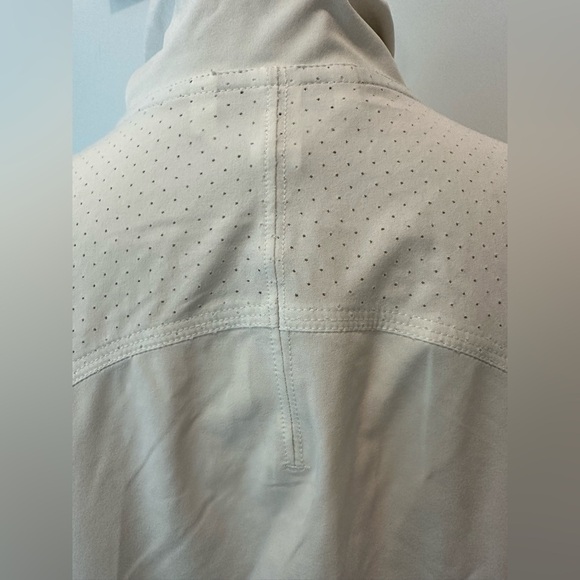 Lululemon Athletica Off White Jacket Size 6 Zip Front In Depth Lightweight Crop - Picture 8 of 8